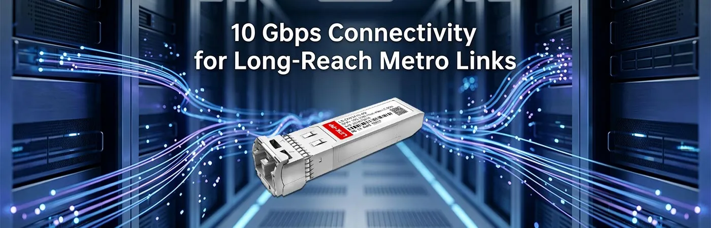 DWDM-SFP10G-50.12-I: 10 Gbps Connectivity for Long-Reach Metro Links