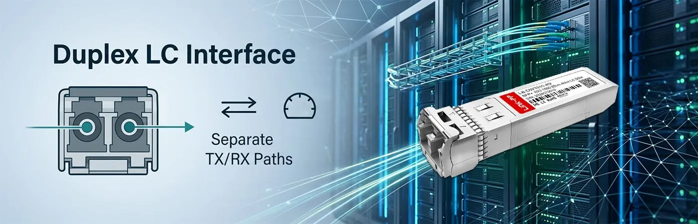 DWDM-SFP10G-50.92-I Module with Duplex LC Interface