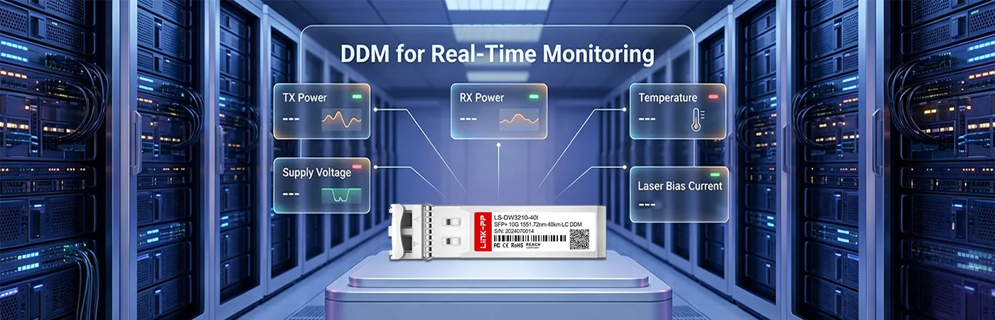 DW-SFP10G40-32-I Module with DDM for Real-Time Monitoring
