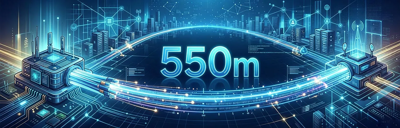 550m伝送をサポートするeSFP-GE-SX-MM850モジュール