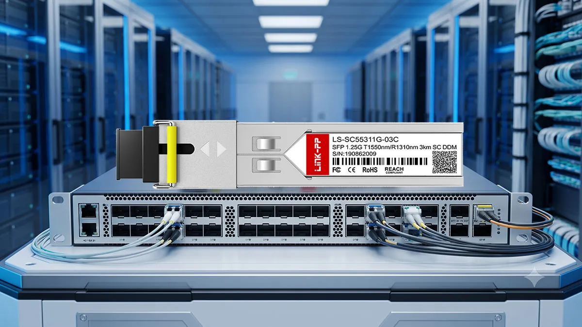 LINK-PP LS-SC55311G-03C 1G BiDi SFP оптический модуль