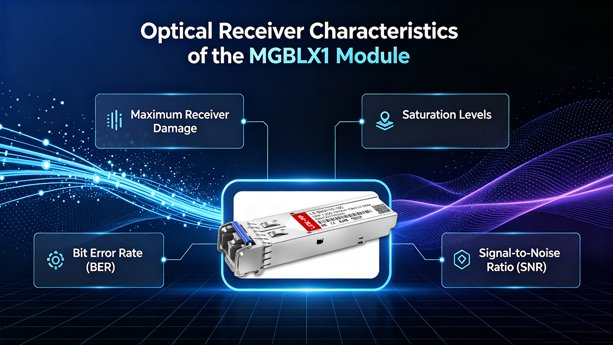 Optical Receiver Characteristics of the MGBLX1 Module