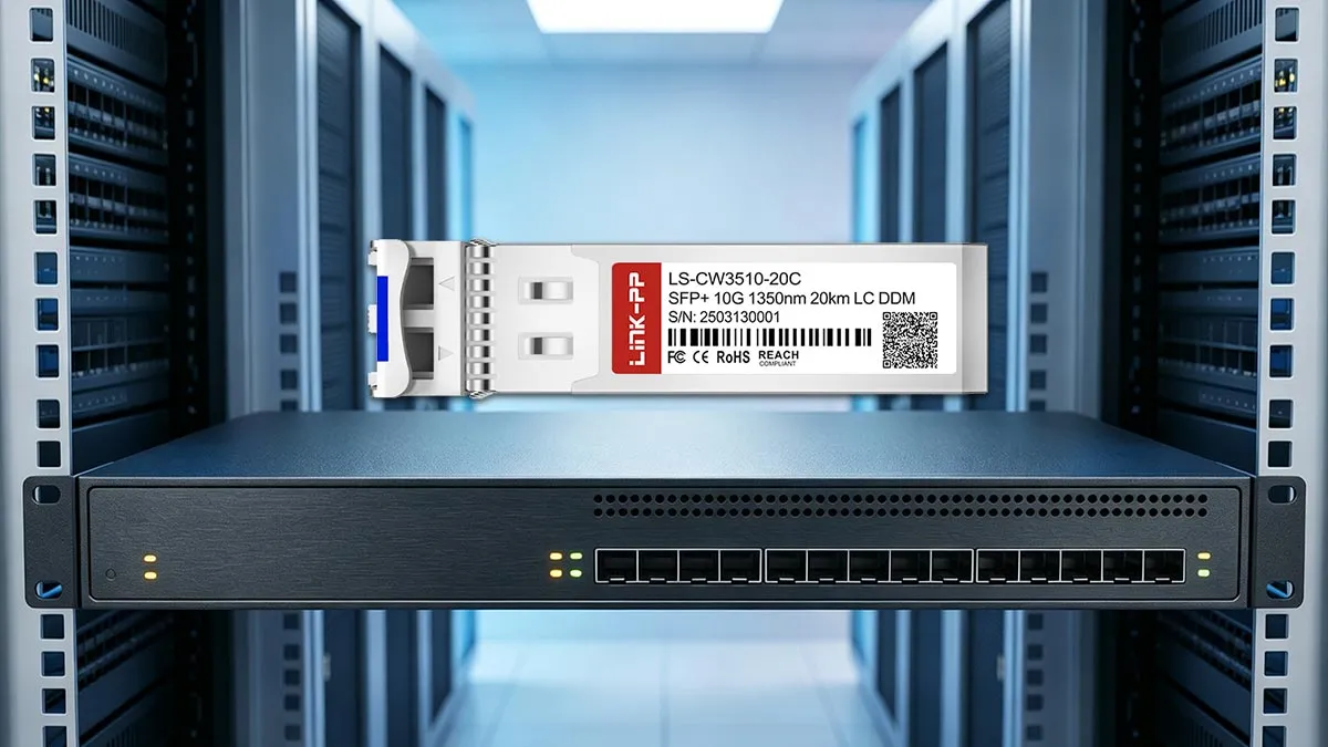 متوافق مع CWDM-SFP10G-20S العام LINK-PP وحدة بصرية 10G SFP+