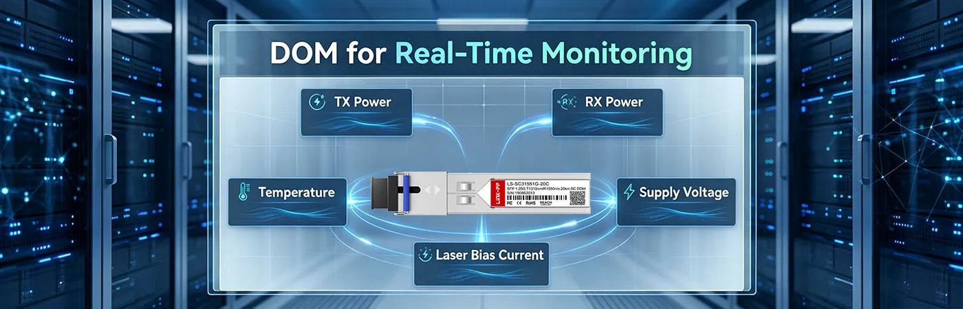 LS-SC31551G-20C Module with DOM for Real-Time Monitoring