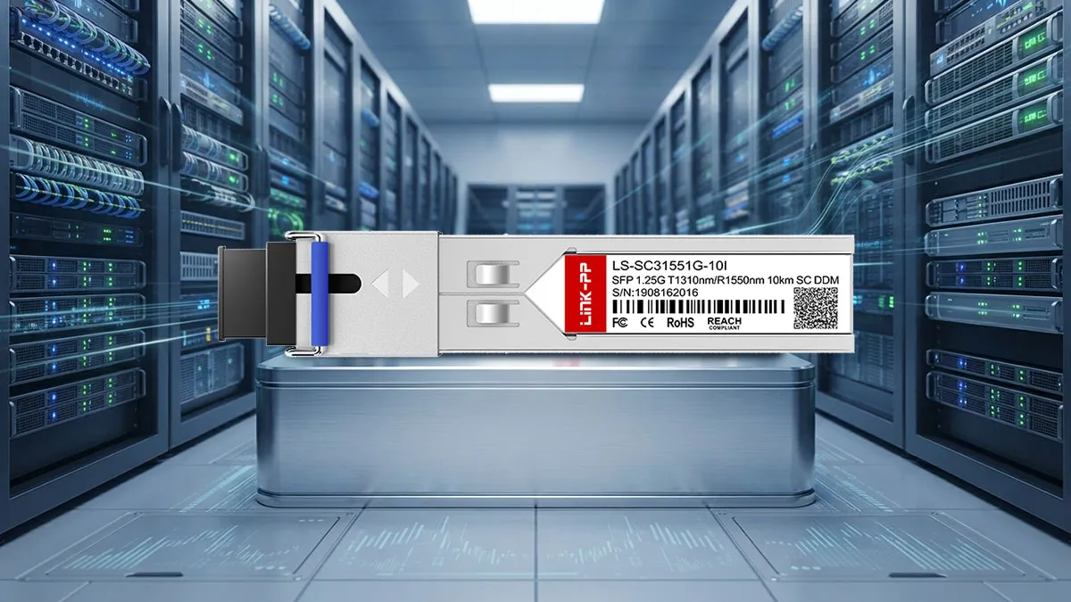 LINK-PP Especificações do SFP BiDi LS-SC31551G-10I 1G