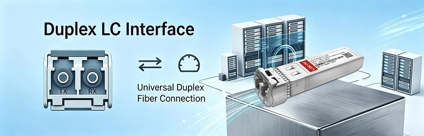 CWDM-SFP10G-20SP Module with Duplex LC Interface