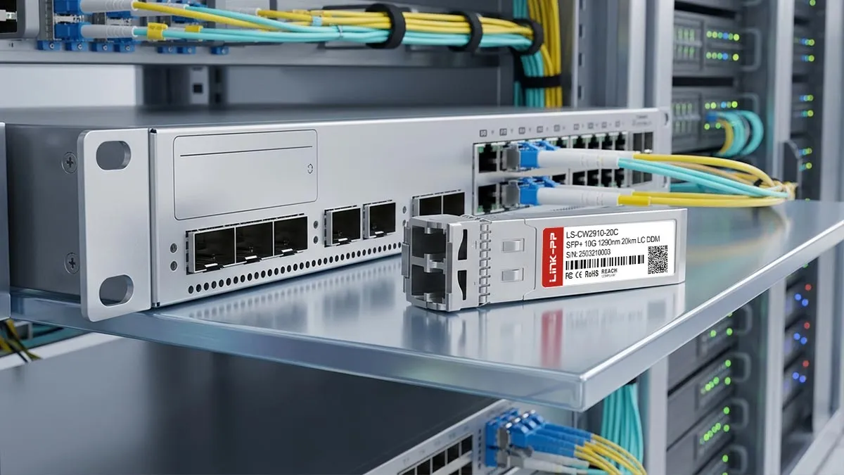 HPE CWDM-SFP10G-1290 Compatible LINK-PP 10G SFP+ Usage Demonstration