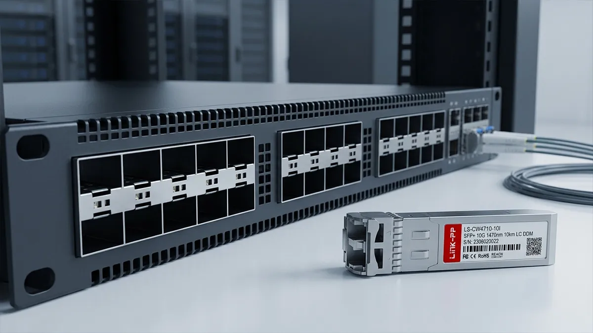 Netgear CW47-10GSFP-10-I Compatible LINK-PP 10G SFP+ Usage Demonstration