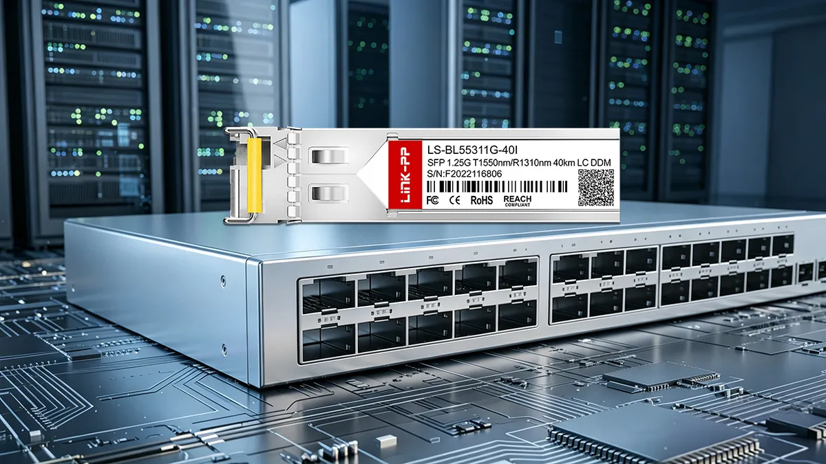 LINK-PP LS-BL55311G-40I 1G BiDi SFP 광 모듈