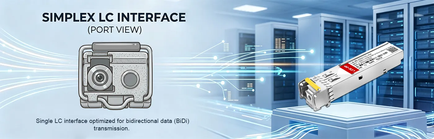 심플렉스 LC 인터페이스를 갖춘 LS-BL55311G-40I 모듈