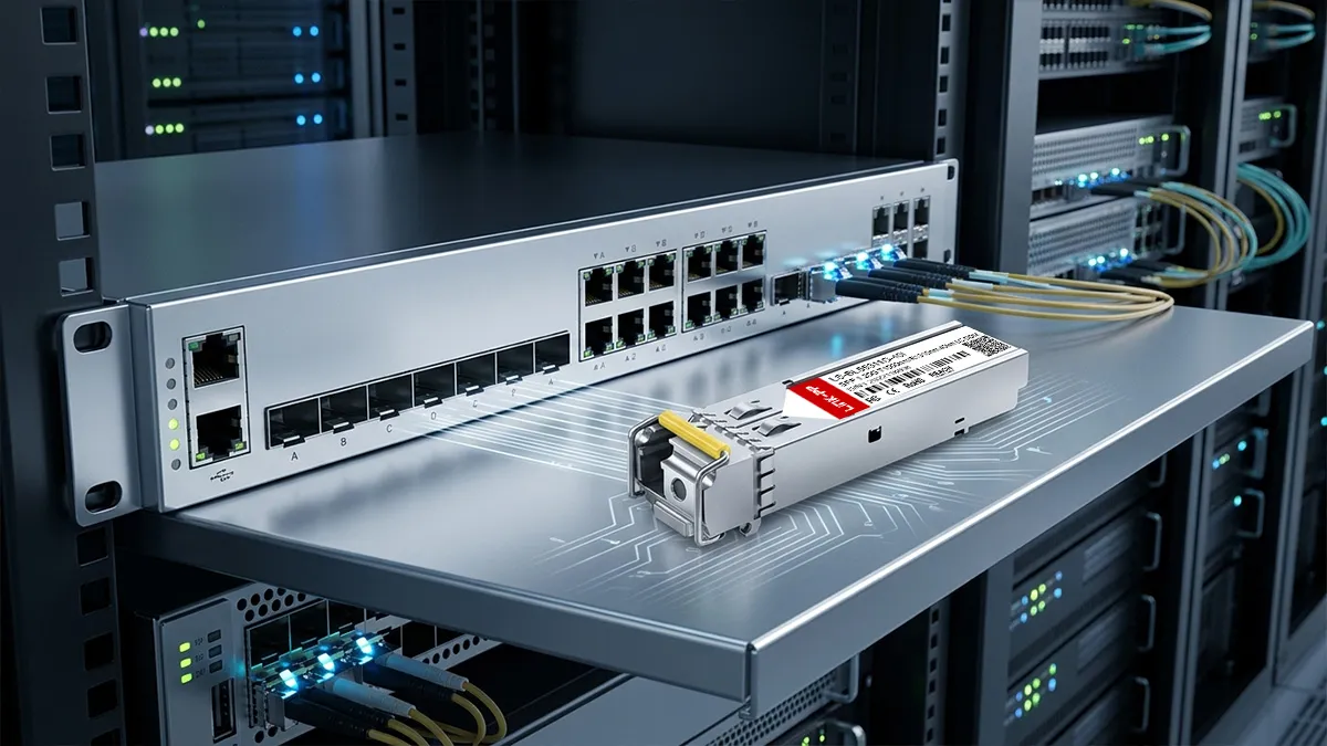 LINK-PP LS-BL55311G-40I 1G BiDi SFP Usage Demonstration