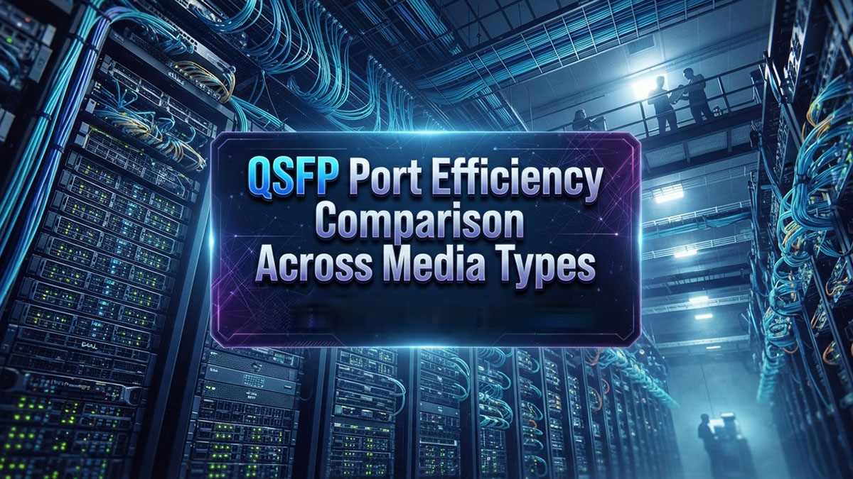 QSFP Port Efficiency Comparison Across Media Types