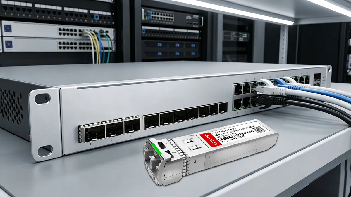 Cisco CWDM-SFP10G-1530 Compatible LINK-PP 10G SFP+ Usage Demonstration