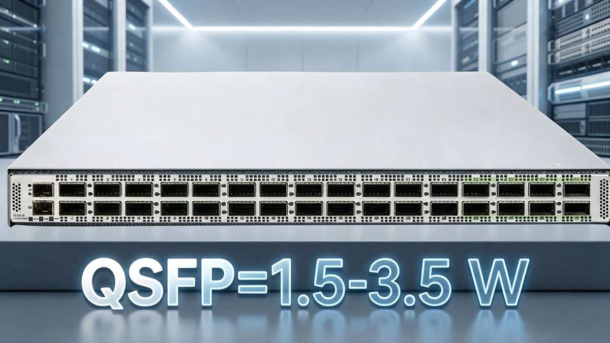 Power Consumption Characteristics of QSFP Ports