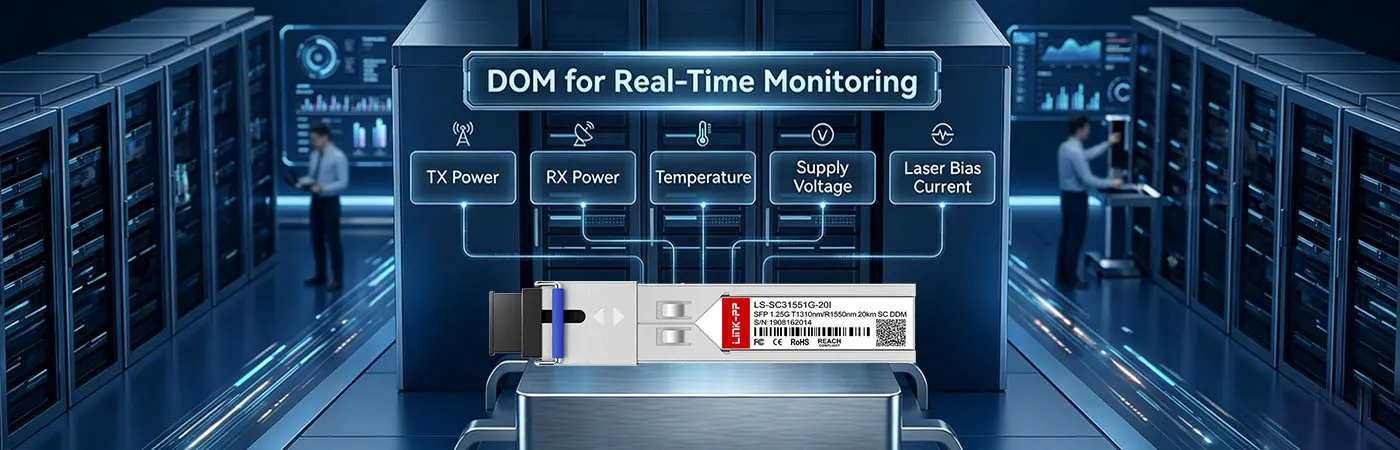 LS-SC31551G-20I Module with DOM for Real-Time Monitoring