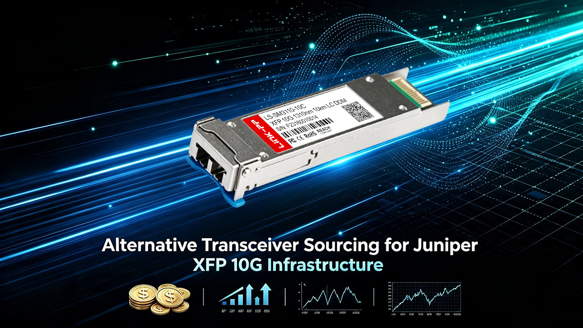 Alternative Transceiver Sourcing for Juniper XFP 10G Infrastructure
