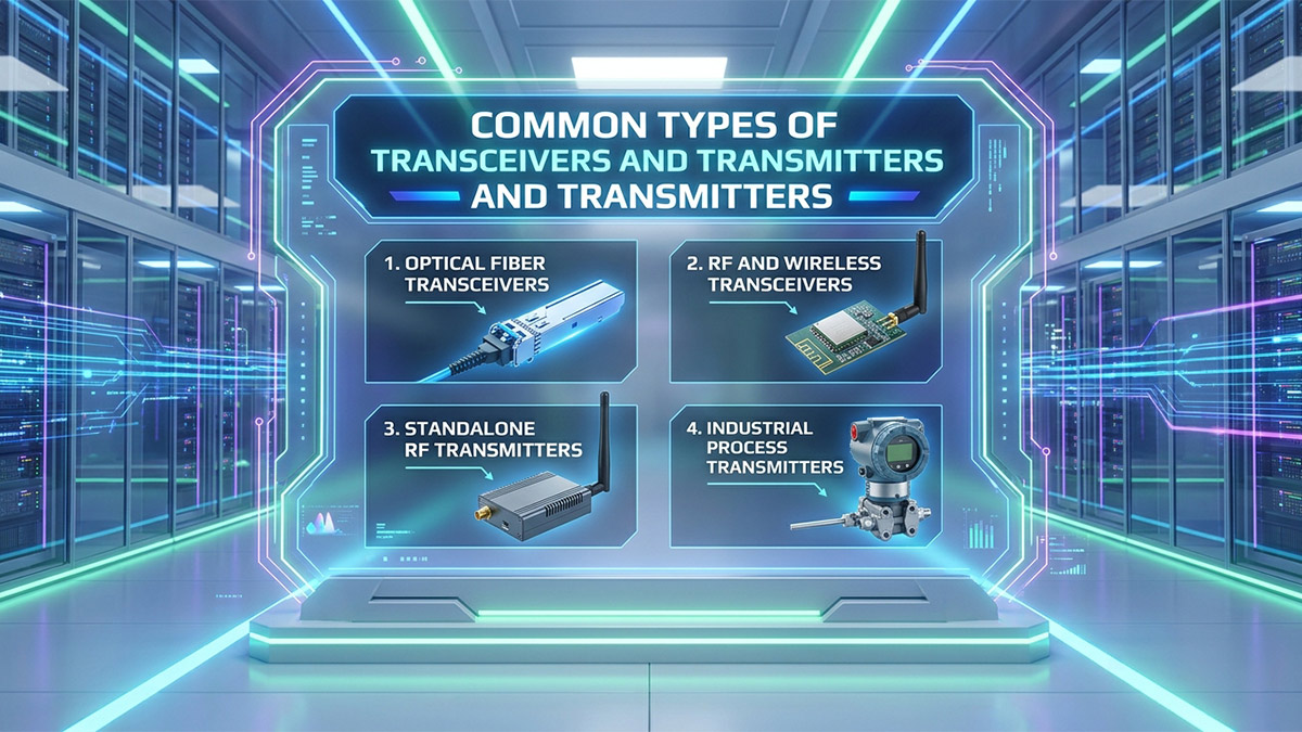 Common Types of Transceivers and Transmitters