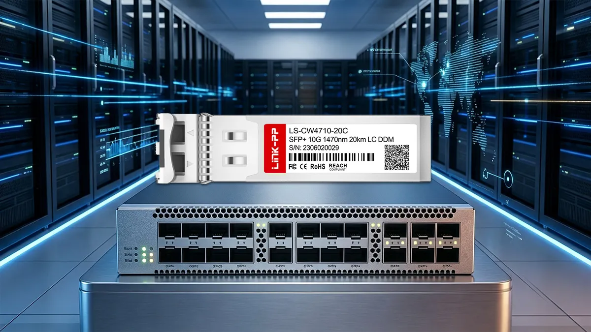 FS CWDM-SFP10G-20L Compatible LINK-PP 10G SFP+ Optical Module