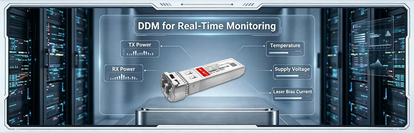 CWDM-SFP10G-20L Module with DDM for Real-Time Monitoring