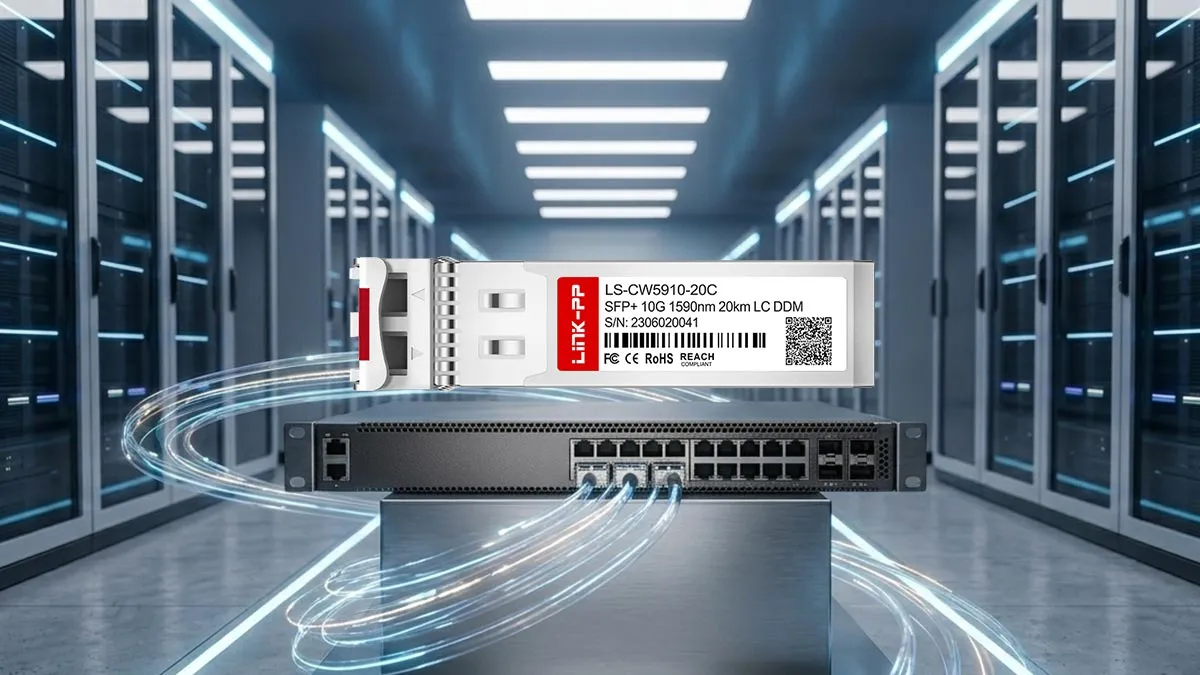FS CWDM-SFP10G-20L Compatible LINK-PP 10G SFP+ Optical Module