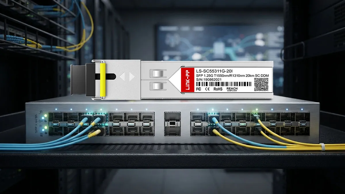 LINK-PP Modulo ottico SFP BiDi 1G LS-SC55311G-20I