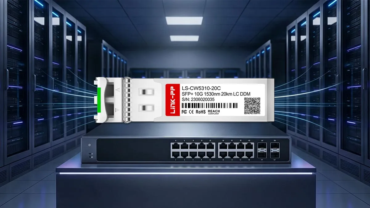 FS CWDM-SFP10G-20L Compatible LINK-PP 10G SFP+ Optical Module