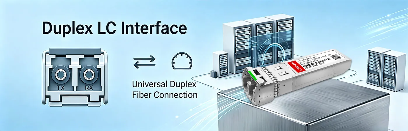 CWDM-SFP10G-20L Module with Duplex LC Interface