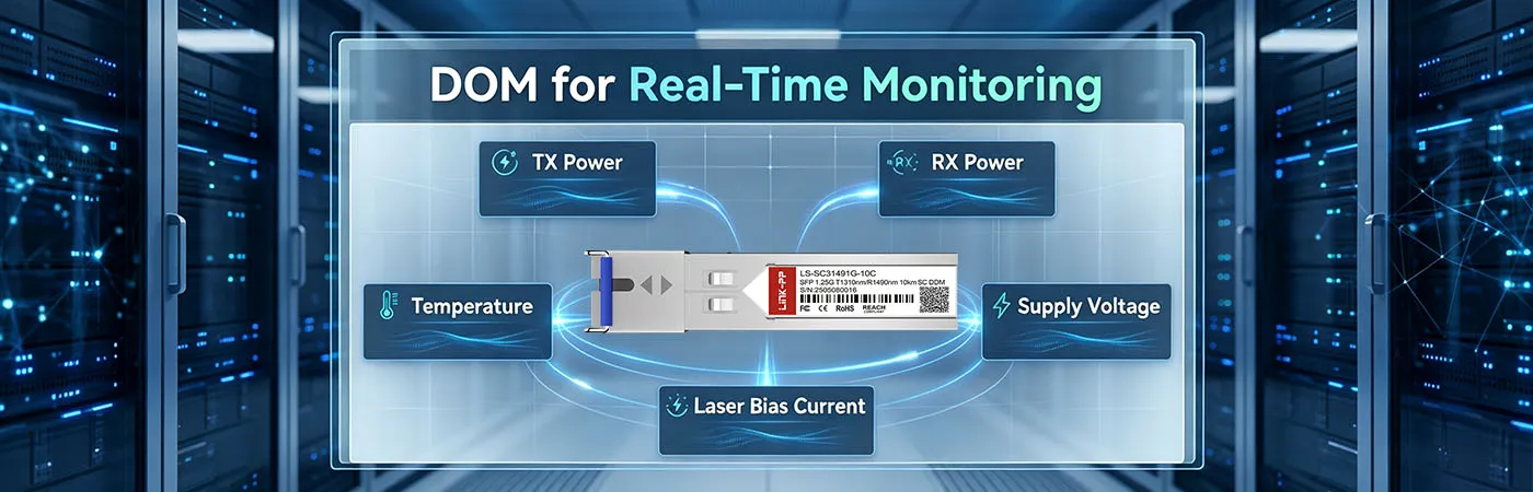 LS-SC31491G-10C Module with DOM for Real-Time Monitoring