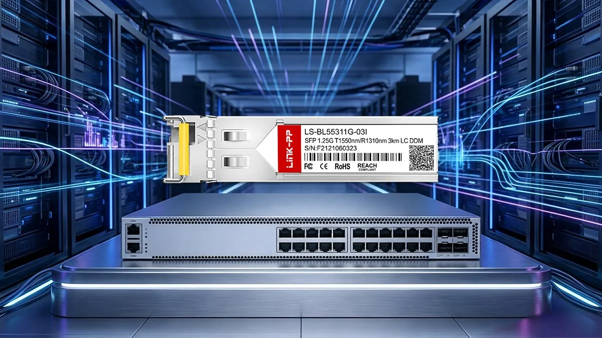 LINK-PP LS-BL55311G-03I 1G BiDi SFP光モジュール