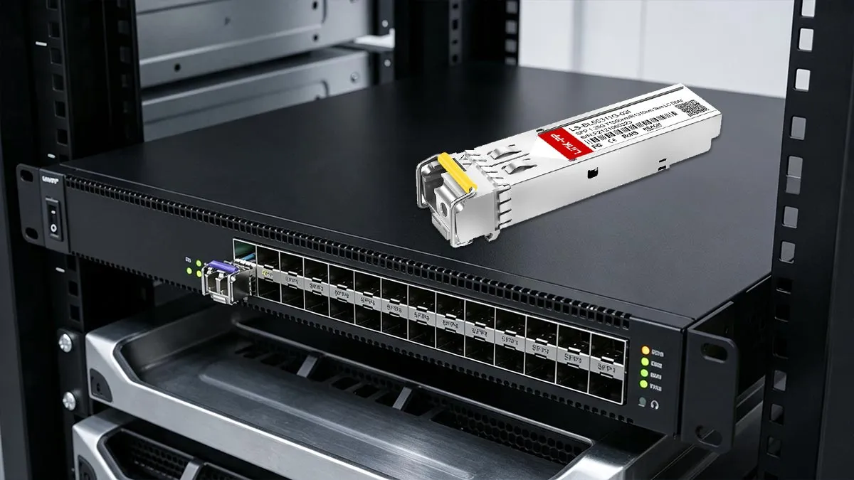 LINK-PP LS-BL55311G-03I 1G BiDi SFP Usage Demonstration