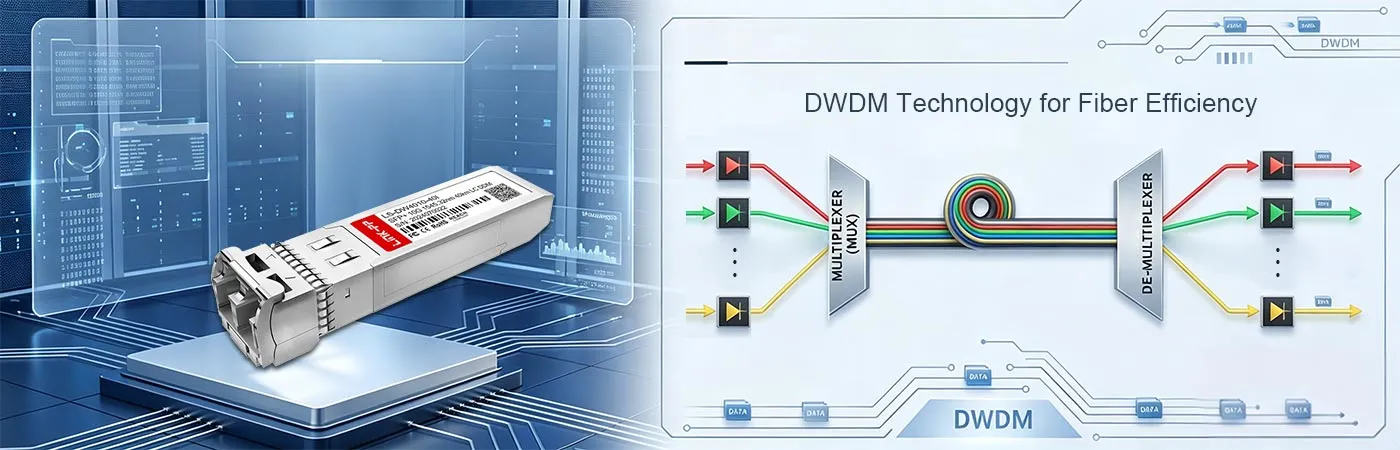 LS-DW4010-40I Modul mit DWDM-Technologie für höhere Glasfasereffizienz