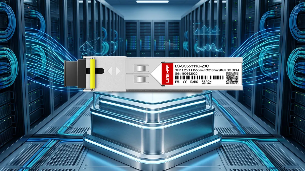 LINK-PP Especificações do SFP BiDi LS-SC55311G-20C 1G
