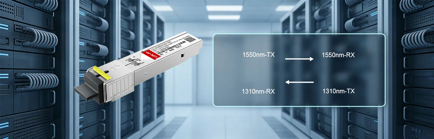 LS-SC55311G-10C 모듈 (송신 파장 1550nm, 수신 파장 1310nm)