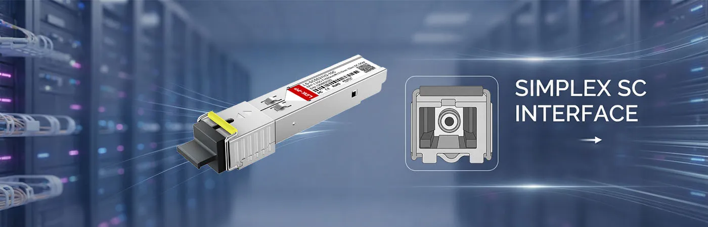심플렉스 SC 인터페이스를 갖춘 LS-SC55311G-10C 모듈