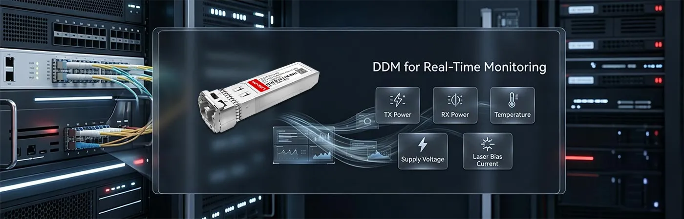 DWDM-SFP10G-49.32-I Module with DDM for Real-Time Monitoring