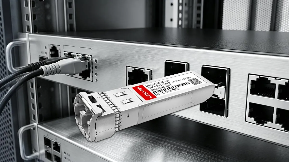 Ciena DWDM-SFP10G-49.32-40-I Compatible LINK-PP 10G SFP+ Usage Demonstration
