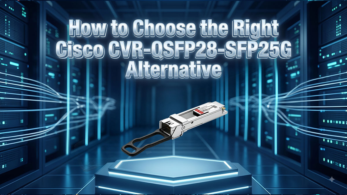 How to Choose the Right Cisco CVR-QSFP28-SFP25G Alternative