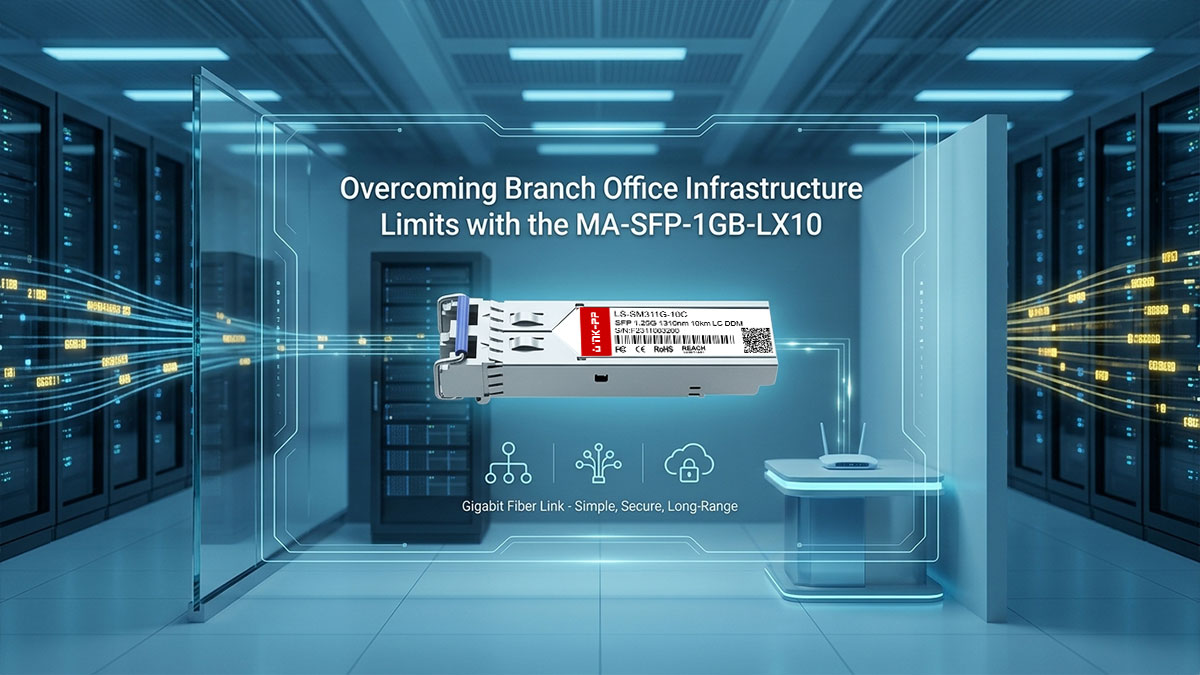 Overcoming Branch Office Infrastructure Limits with the MA-SFP-1GB-LX10