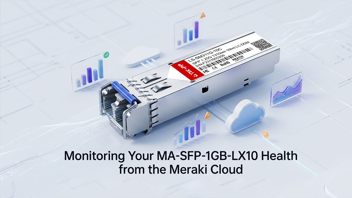 Monitoring Your MA-SFP-1GB-LX10 Health from the Meraki Cloud
