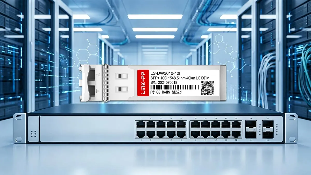 Cisco DWDM-SFP10G-48.51-I Compatible LINK-PP 10G SFP+ Optical Module