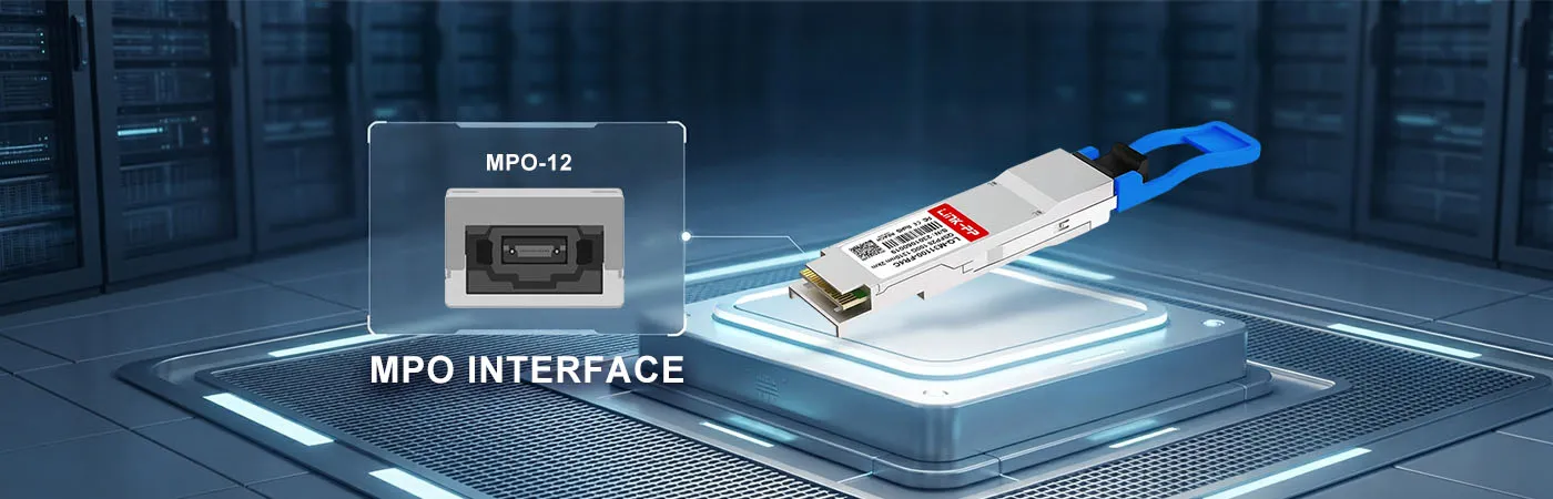Модуль LQ-M31100-FR4C с интерфейсом MPO-12/APC