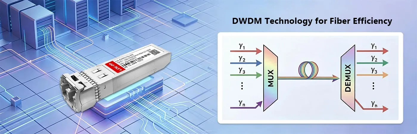 LS-DW3110-40I Modul mit DWDM-Technologie für höhere Glasfasereffizienz