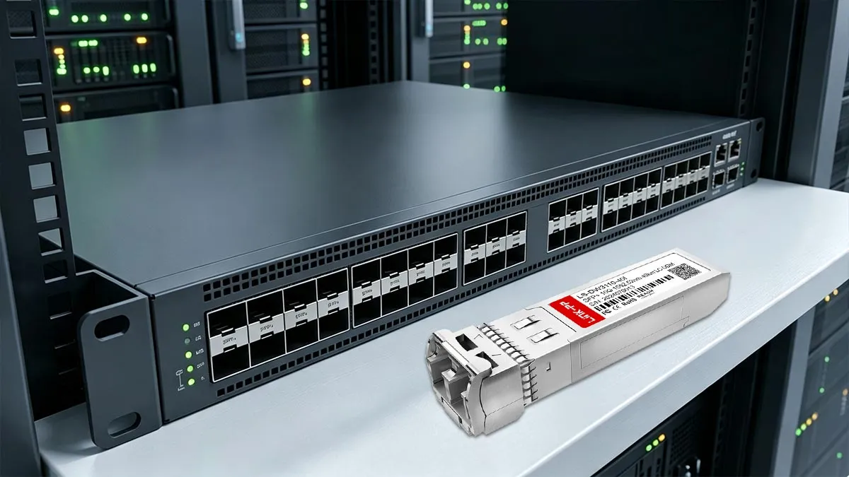 Dell DWDM-SFP10G-52.52-I Compatible LINK-PP 10G SFP+ Usage Demonstration