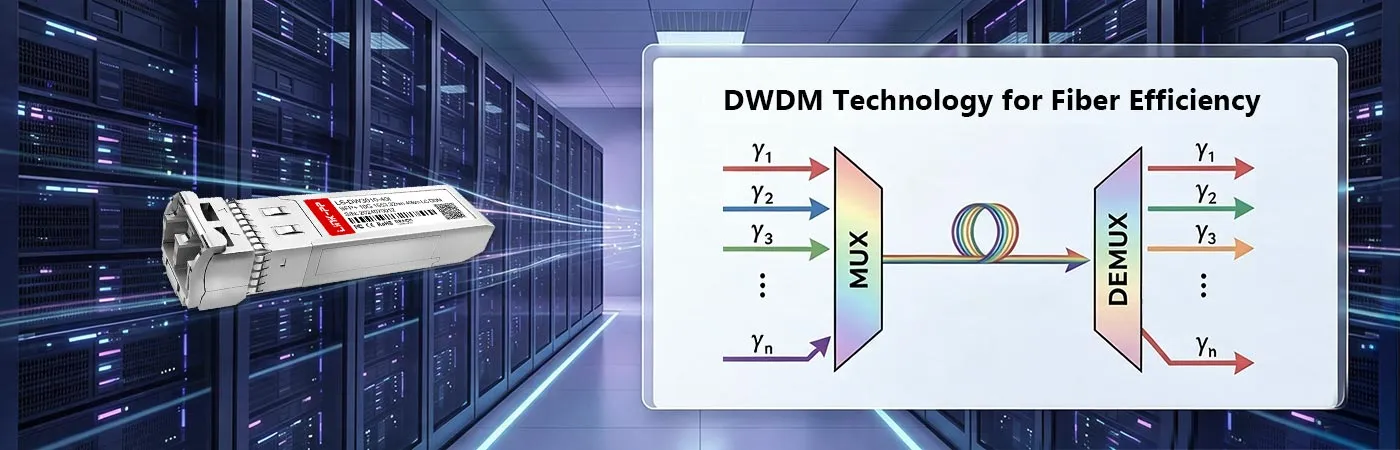 DW-SFP10G40-30-I Module with DWDM Technology for Fiber Efficiency