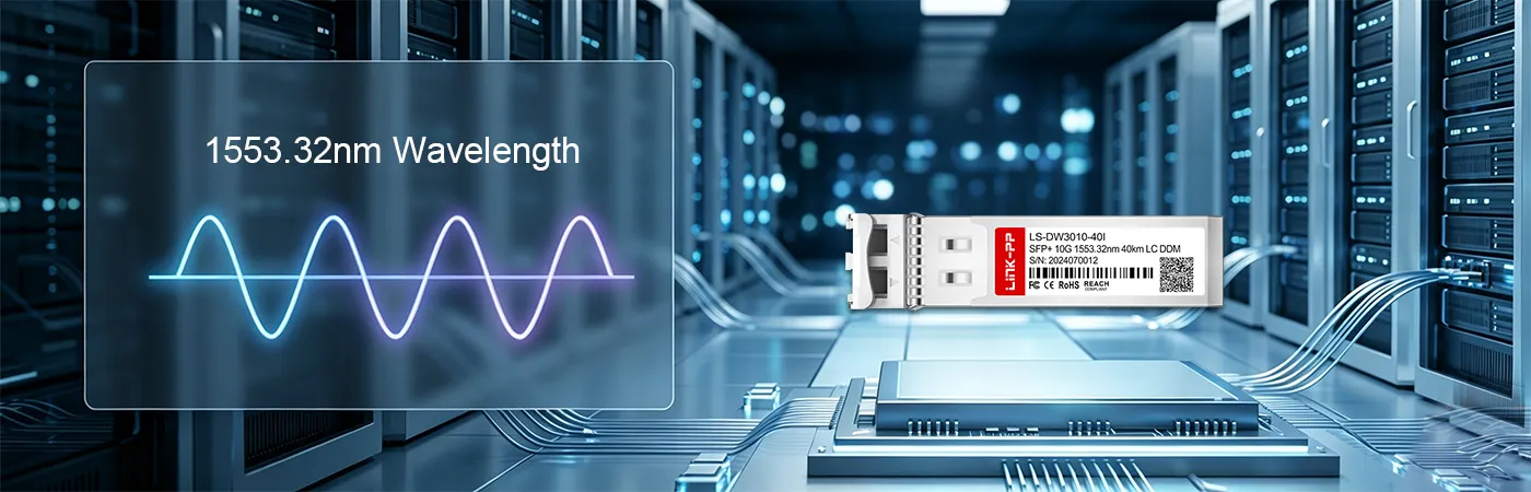 DW-SFP10G40-30-I Module with 1553.32nm Wavelength