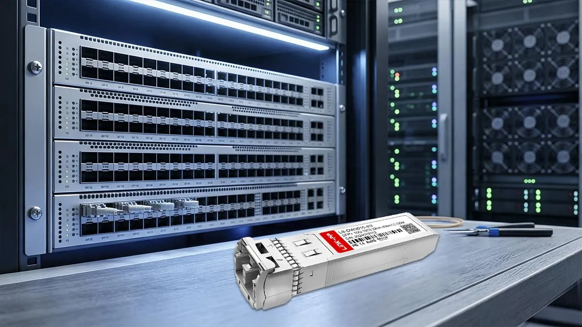 Ciena DWDM-SFP10G-53.33-40-I Compatible LINK-PP 10G SFP+ Usage Demonstration