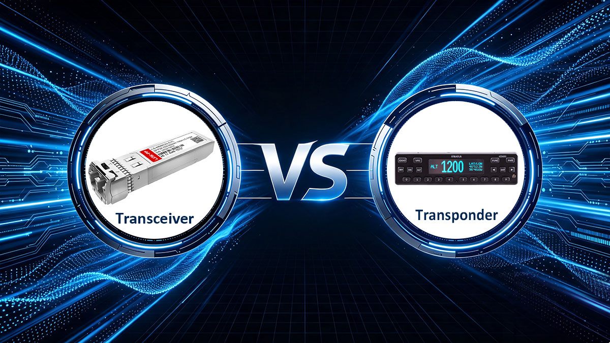 Transceiver vs. Transponder: The Core Technical Differences