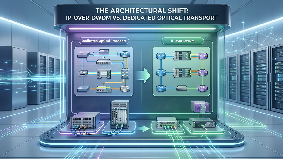 he Architectural Shift: IP-over-DWDM vs. Dedicated Optical Transport