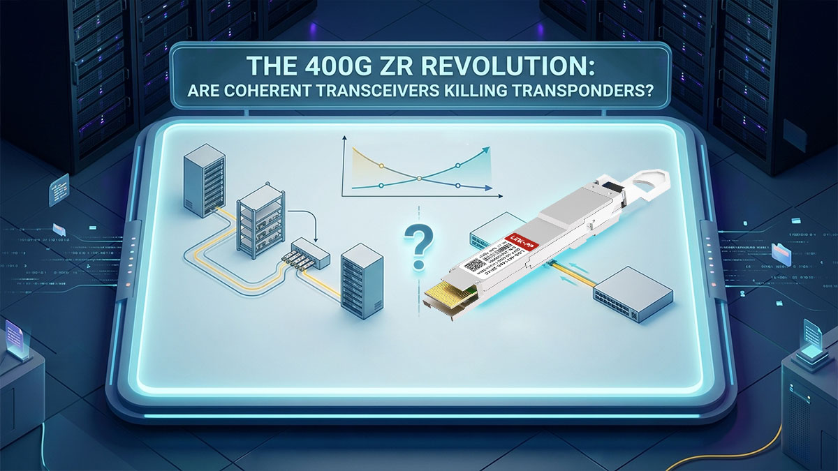 The 400G ZR Revolution: Are Coherent Transceivers Killing Transponders?