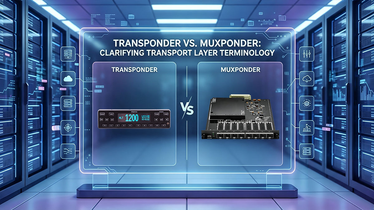 Transponder vs. Muxponder: Clarifying Transport Layer Terminology